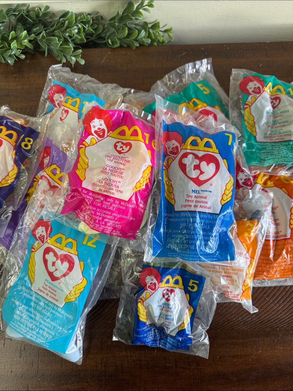 Bundle of 16 Ty Vintage McDonald’s Happy Meal Beanie Babies NEW